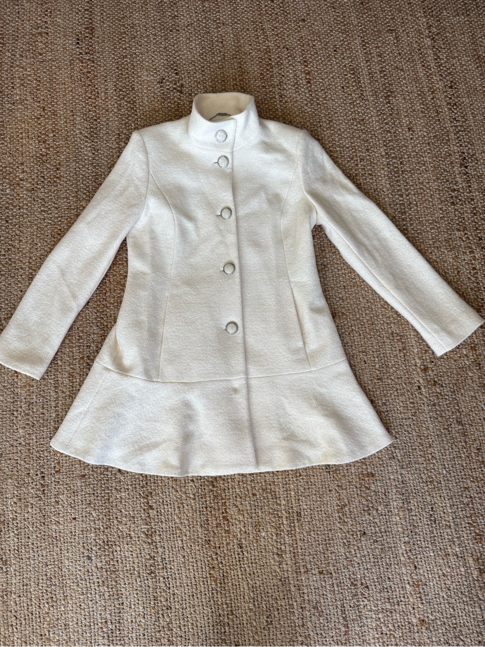 Kensie wool blend cream women’s med.Coat